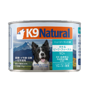 犬用）Ｋ９ ＮＡＴＵＲＡＬ プレミアム缶 ホキ＆ビーフフィースト